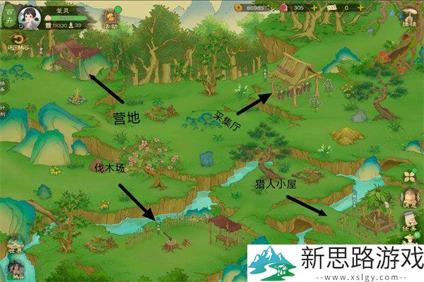 桃源记2资源获取与商人位置分析：详细地图资源点与交易商汇总