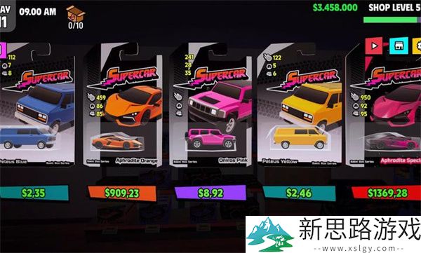 超级跑车收藏模拟器内置菜单版免费版