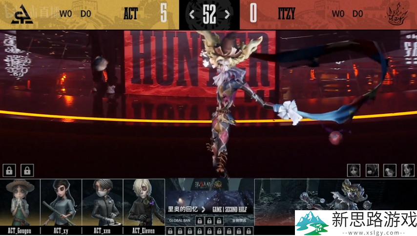 第五人格COA8:ACT_zz9时空之影连打两次恐惧,拿下四抓获胜!