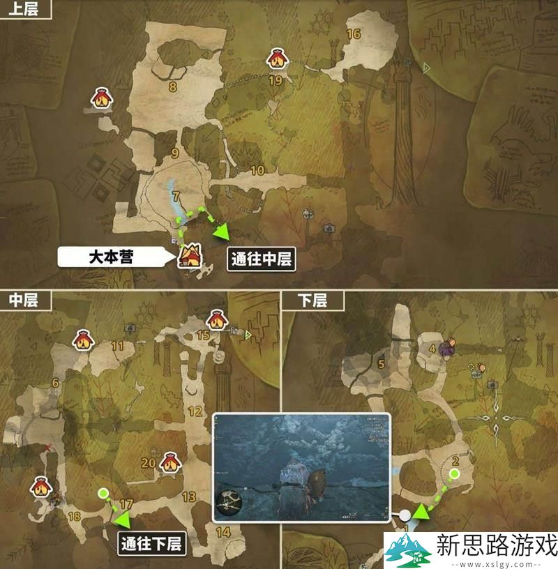 怪猎荒野钓鱼点列表 - 如何快速找到怪猎荒野的所有钓鱼位置